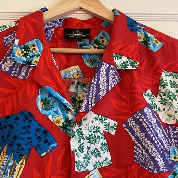 Vintage Royal Creations Made In Hawaii Hawaiian Shirt Size XL - Picture 3 of 10